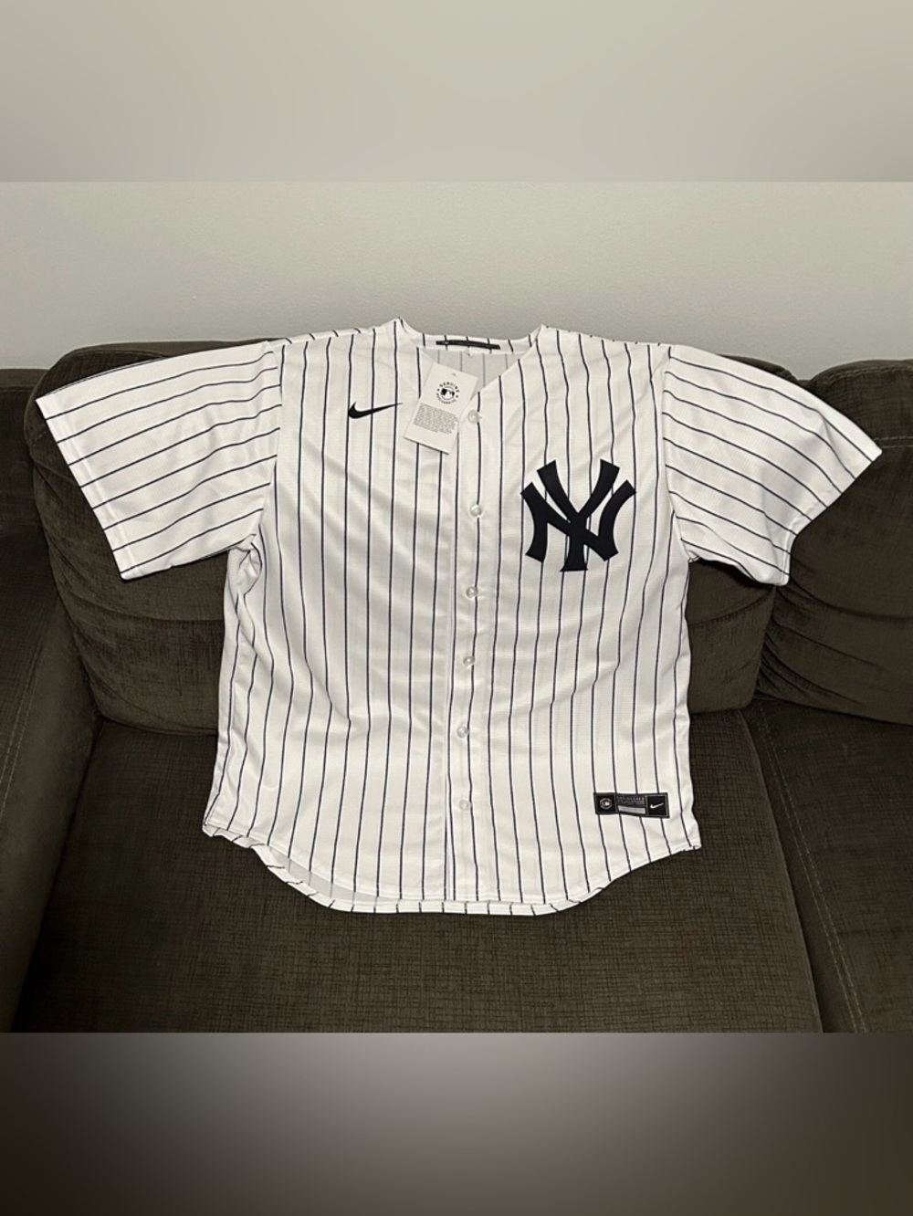 Nike Authentic New York Yankees Ben Rice #22 MLB Baseball Jersey Mens Sz: L - Picture 5 of 7